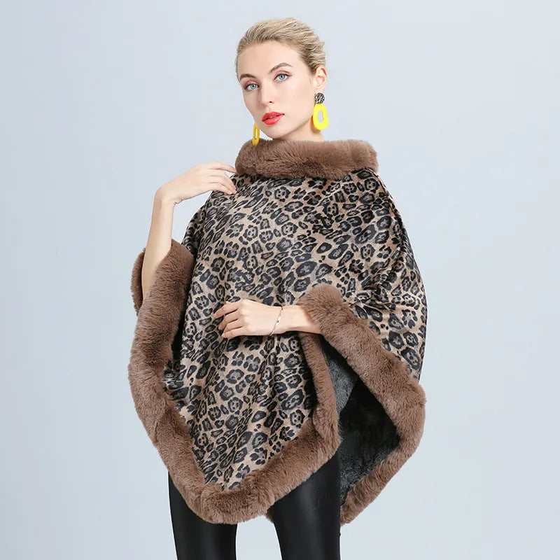 Ang��lique - Damski sweter Poncho Blanket Top