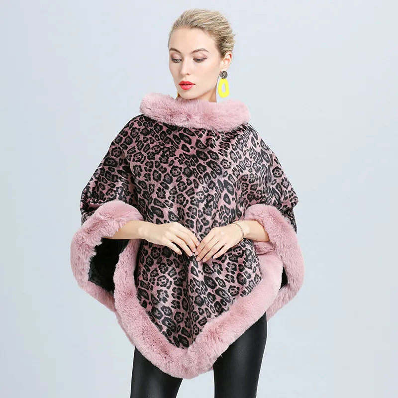 Ang��lique - Damski sweter Poncho Blanket Top