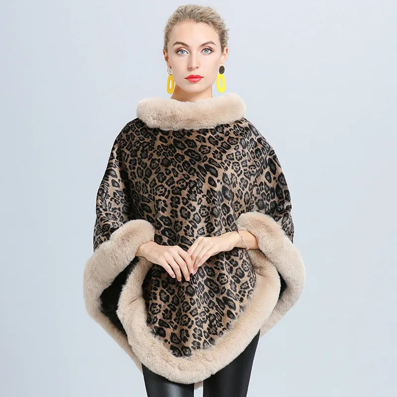 Ang��lique - Damski sweter Poncho Blanket Top