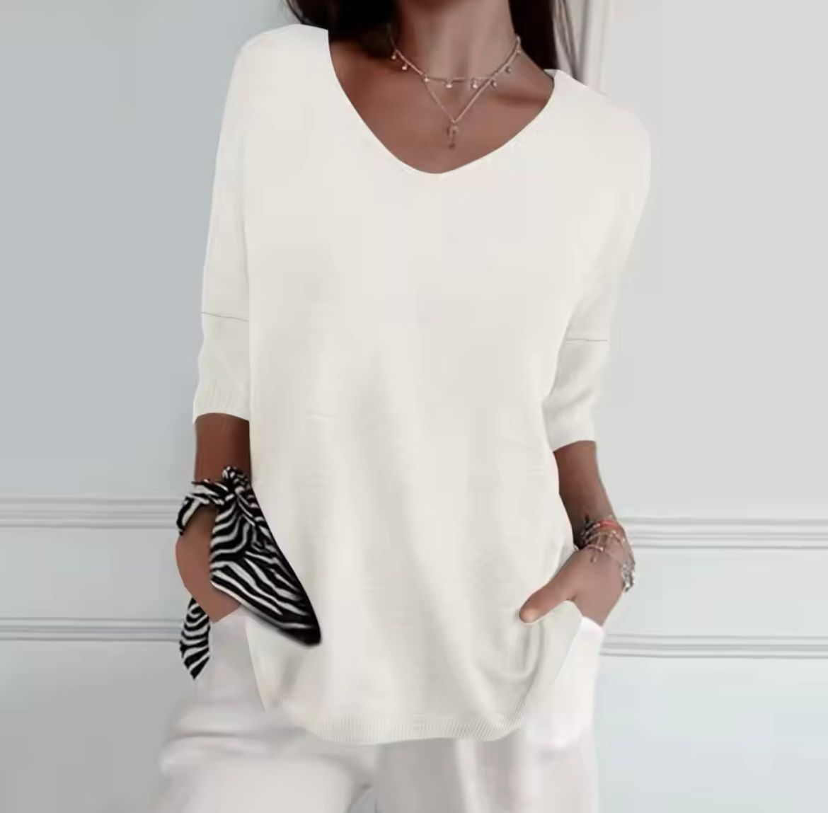 Gerda | Top estivo con scollo a V