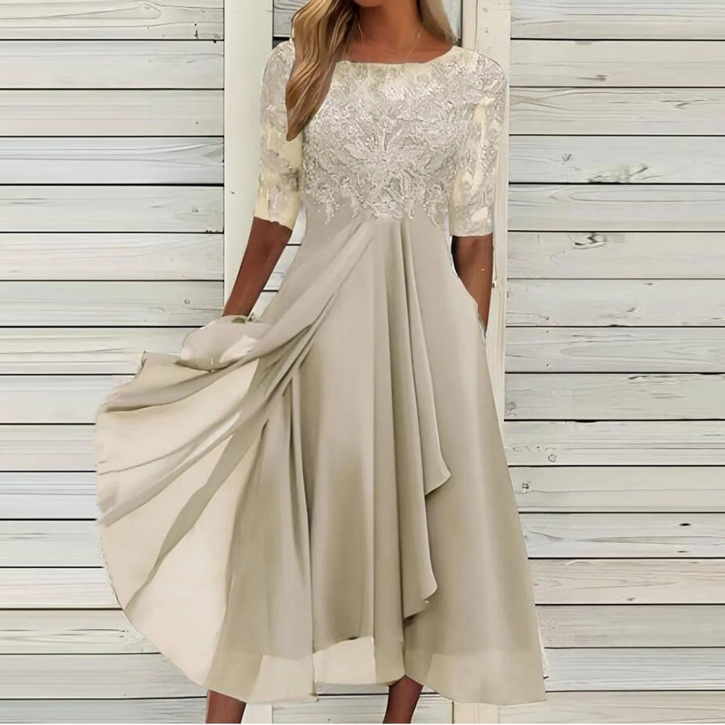 Brivona™ | Abito elegante in pizzo