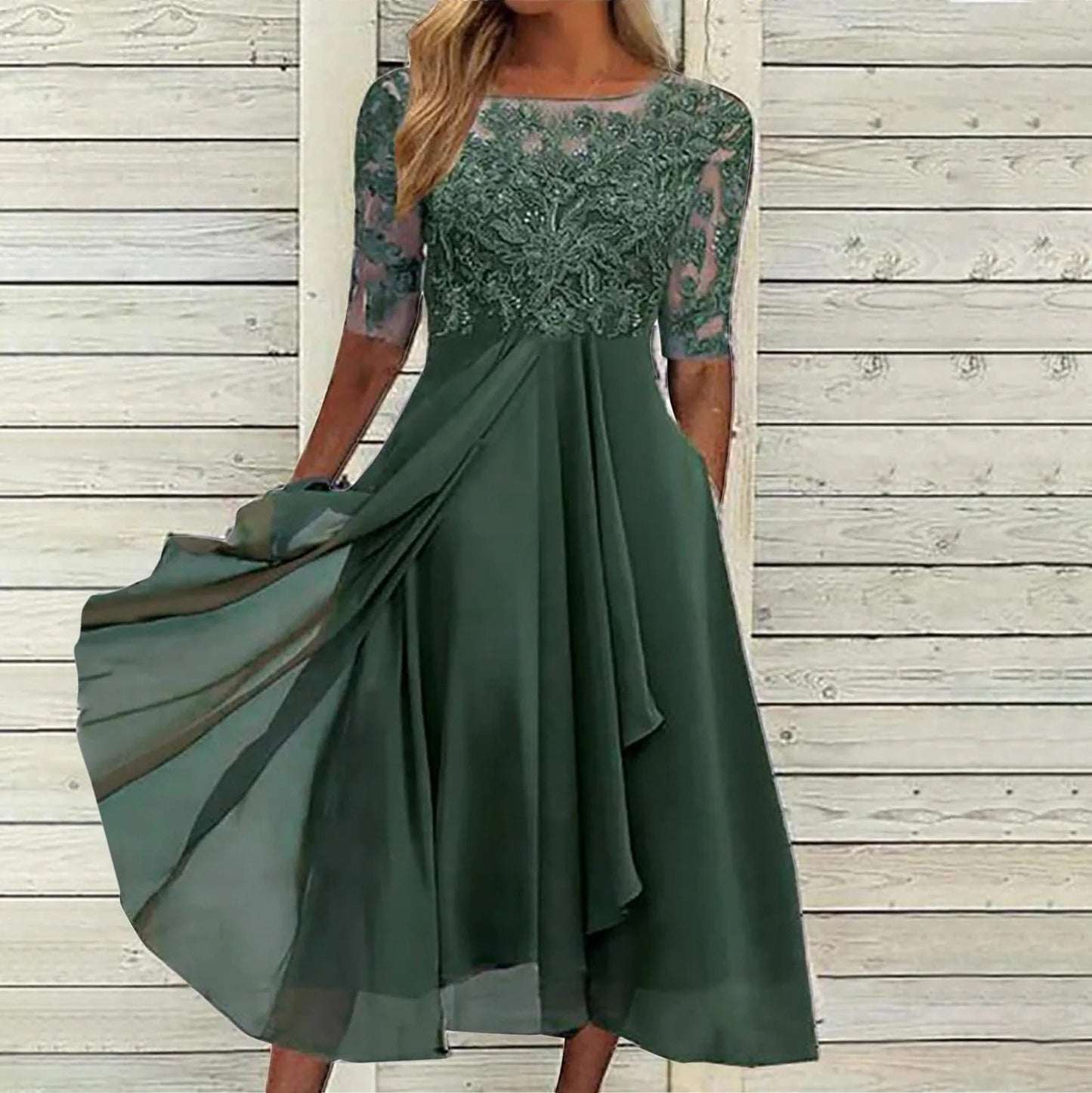 Brivona™ | Abito elegante in pizzo