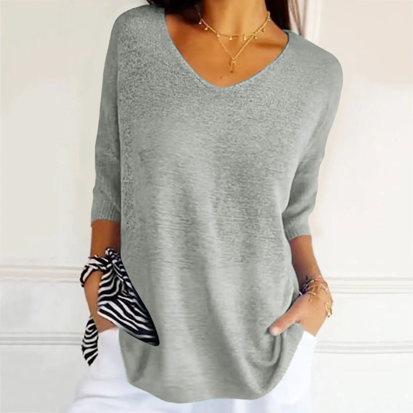 Gerda | Top estivo con scollo a V