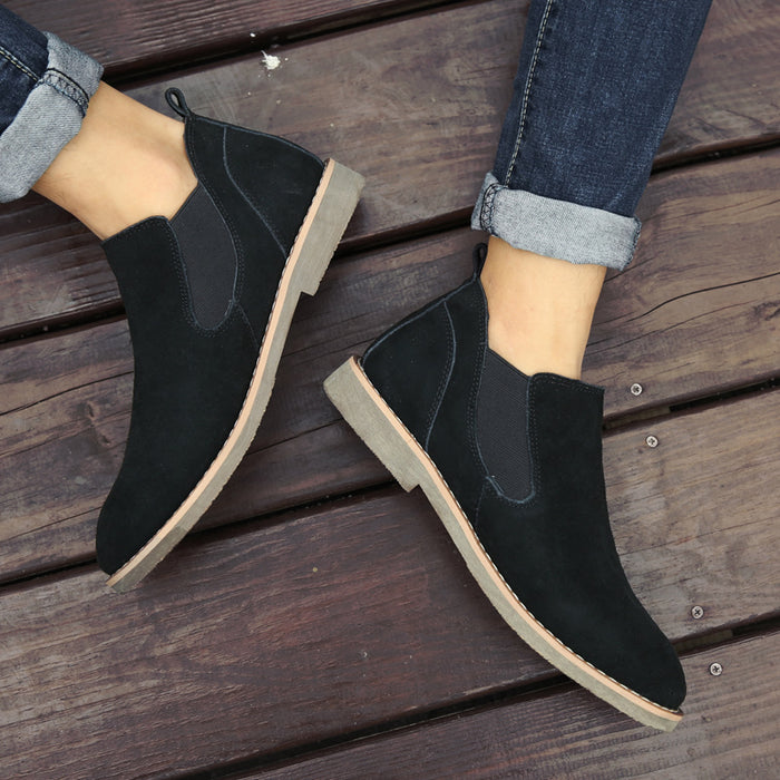 Męskie buty jesienne w stylu retro