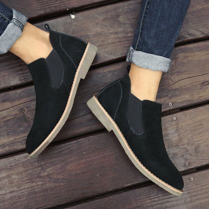 Męskie buty jesienne w stylu retro