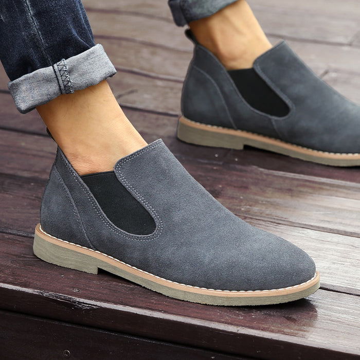 Męskie buty jesienne w stylu retro