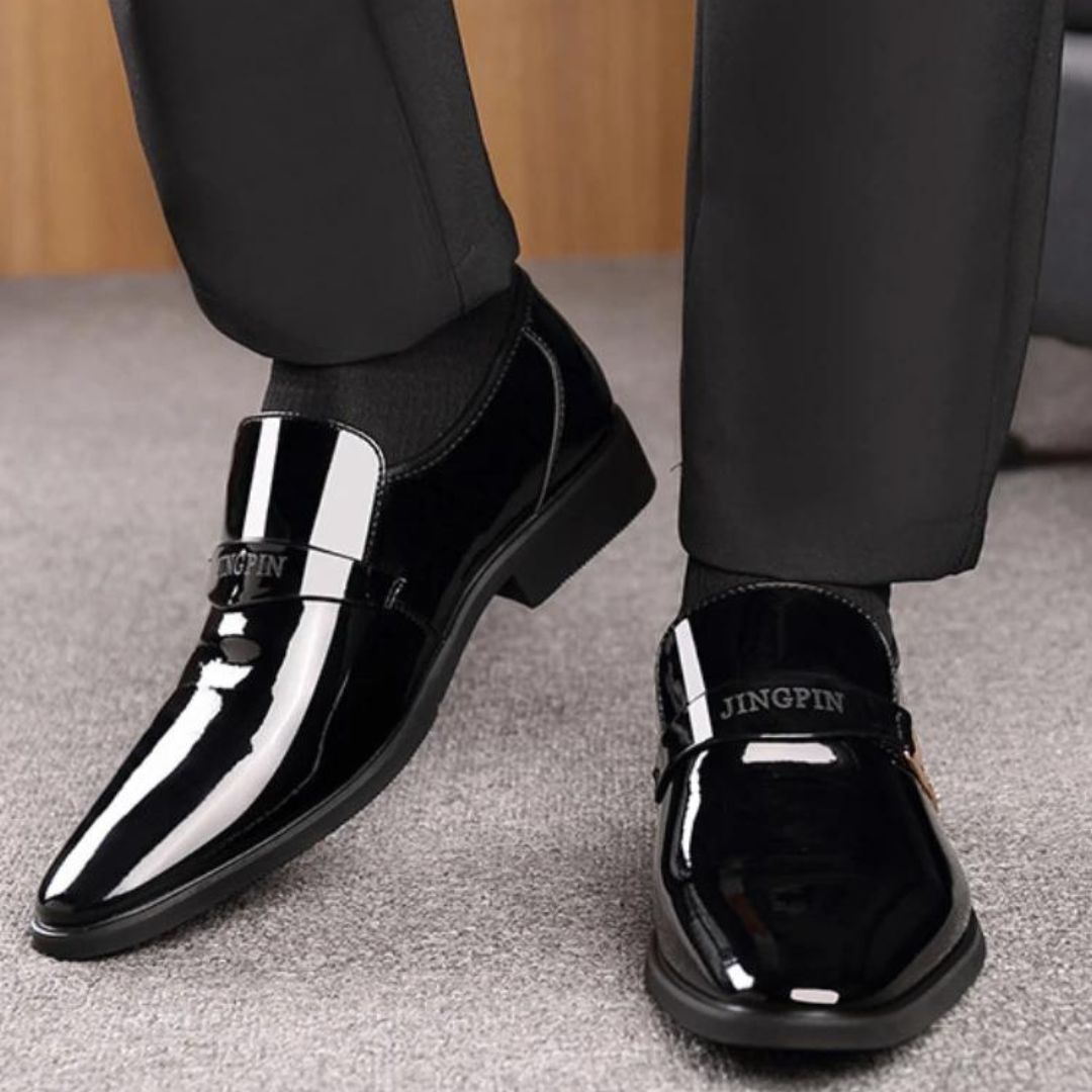 Ymie Shoes | Męskie skórzane buty ortopedyczne