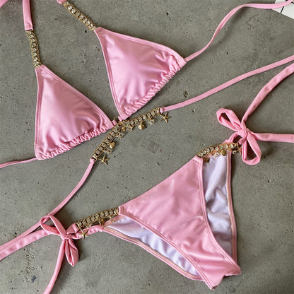 AquaLivv - Bikini z plażowymi detalami