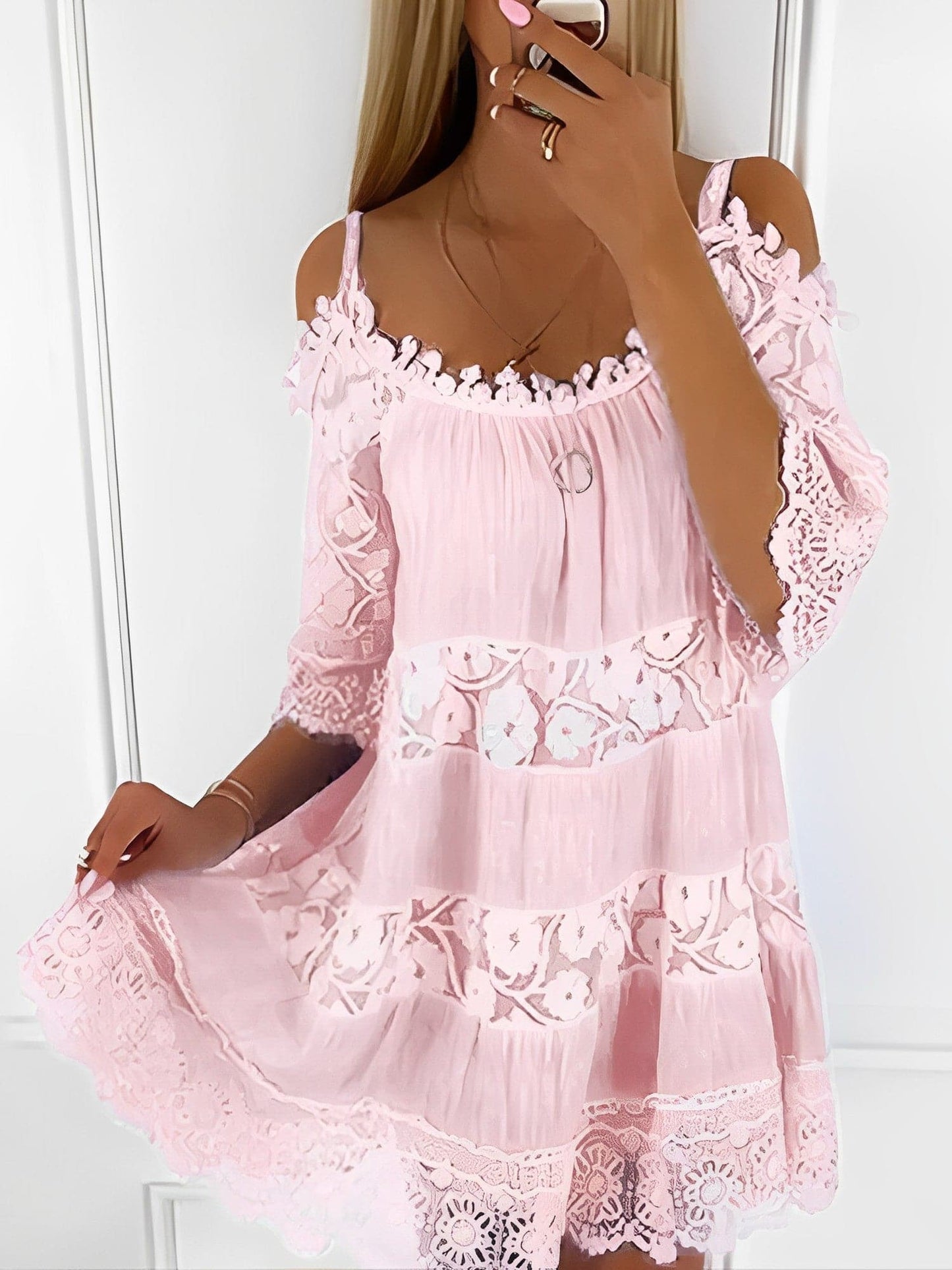 Laja - Nowa damska sukienka mini w stylu boho