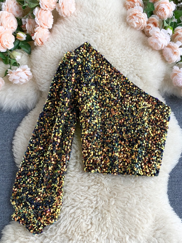 Elize Glitter Top | Splendido per tutta la notte