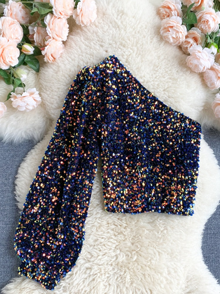 Elize Glitter Top | Splendido per tutta la notte