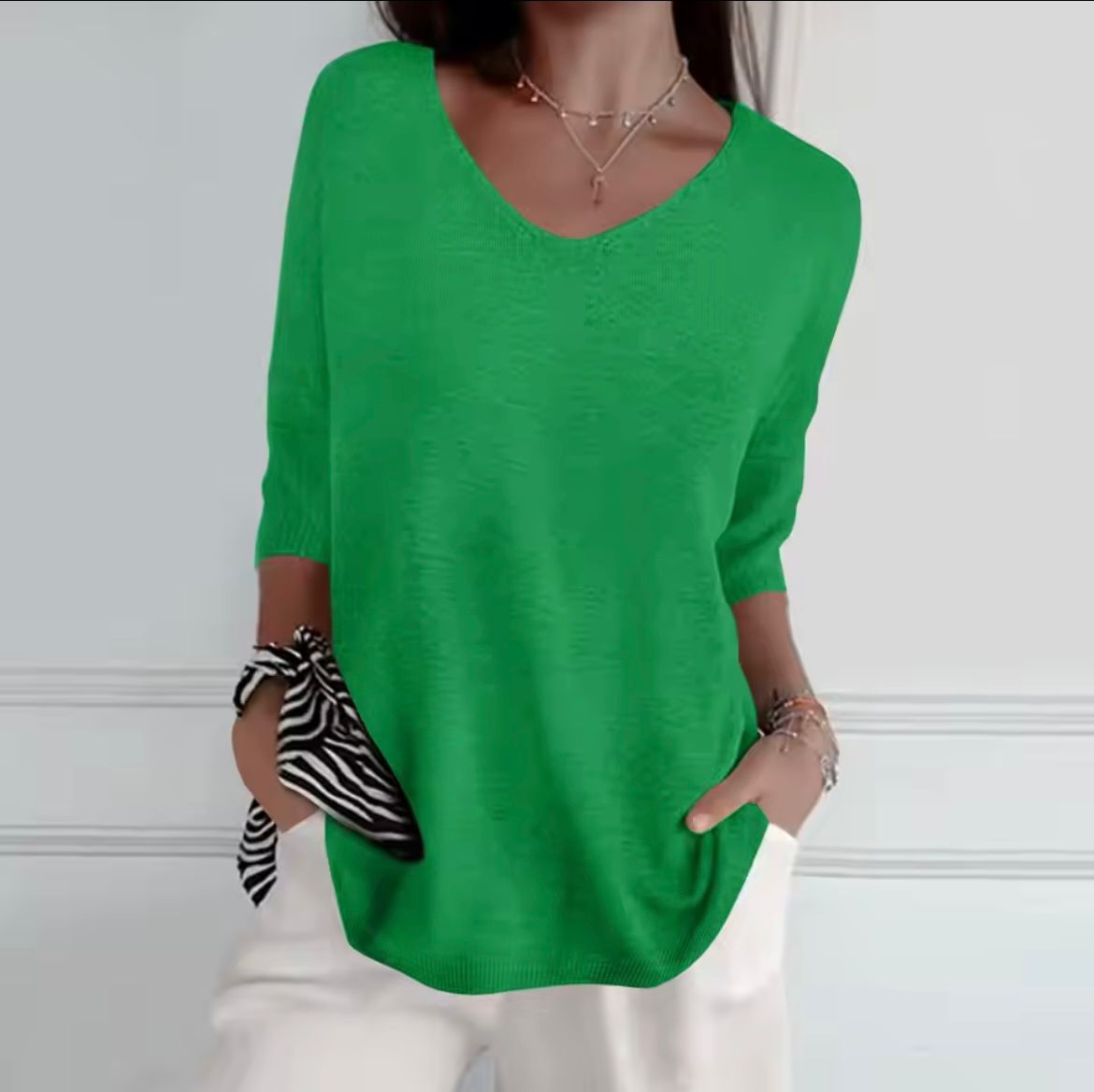Gerda | Top estivo con scollo a V