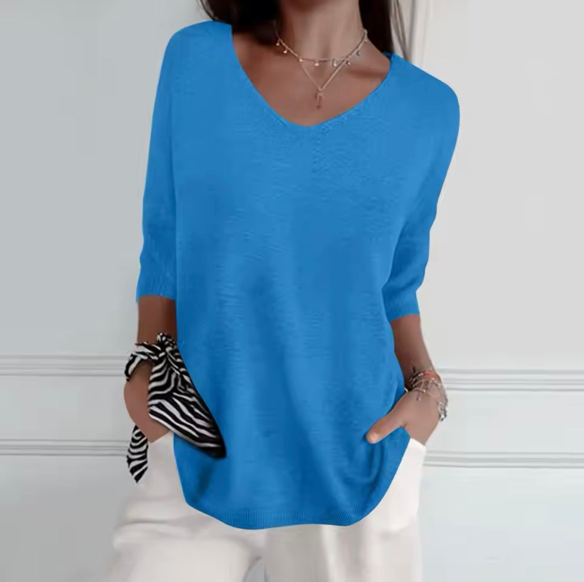 Gerda | Top estivo con scollo a V