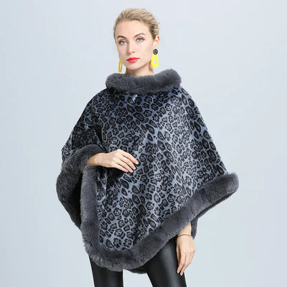 Ang��lique - Damski sweter Poncho Blanket Top
